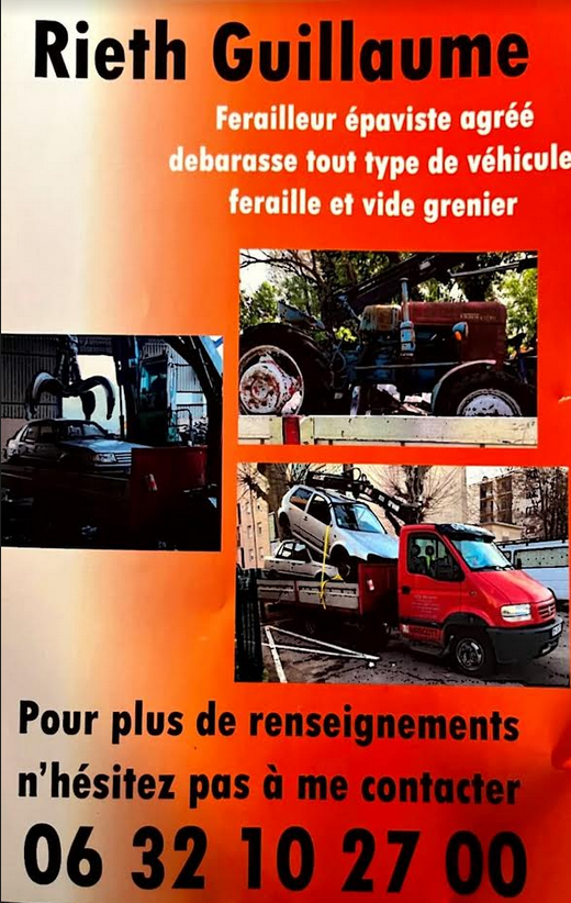 Flyer ferrailleur Colmar Guillaume Rieth